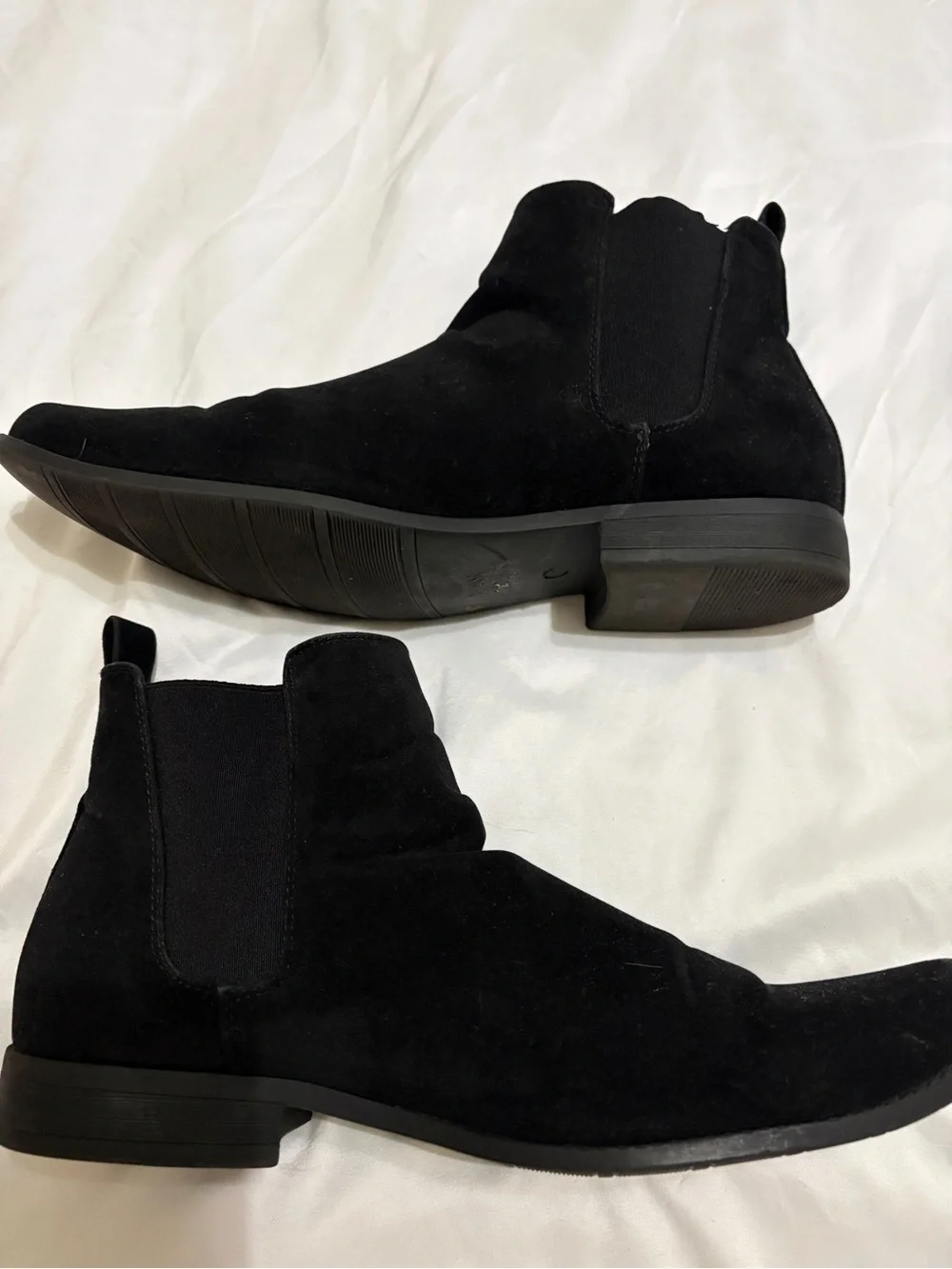 ASOS black suede